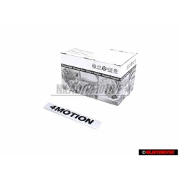 Original VW 4MOTION Rear Boot Trunk Badge Emblem Chrome - 5K0853675S FXC