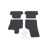 Original VW 1 Set Foot Mats Titanium Black/Black/Sioux - 5C1863011E AMQ