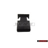 Original Audi CLIP Front Grill Badge Emblem Black - 8L0807180