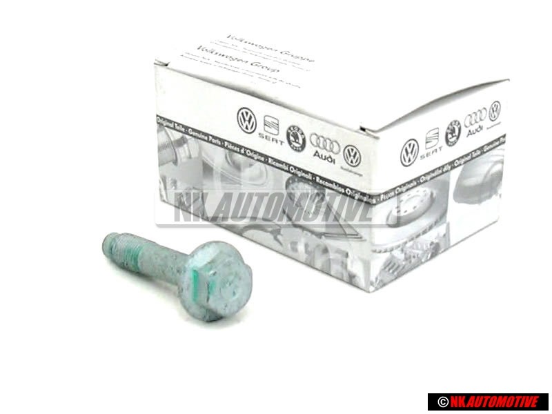 Original VW Front Suspension Strut Hexagon Collared Bolt - N 10174002