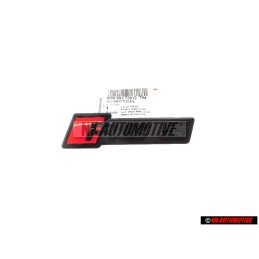 Original Audi RS5 Front Grill Badge Emblem Black Red - 8W6853736G T94