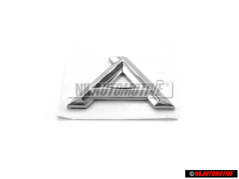 Original Audi A Rear Boot Badge Emblem Chrome - 4D0853741 2ZZ