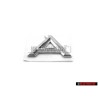 Original Audi A Rear Boot Badge Emblem Chrome - 4D0853741 2ZZ