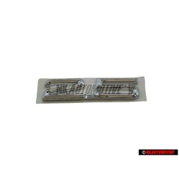 Original Audi 2.5 Rear Boot Badge Emblem Chrome - 4A9853743E 2ZZ