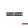Original Audi 2.5 Rear Boot Badge Emblem Chrome - 4A9853743E 2ZZ