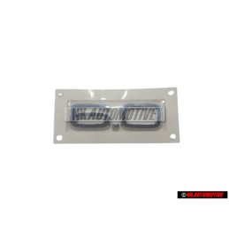 Original Audi 6.0 Rear Boot Badge Emblem Chrome - 4D0853743F 2ZZ
