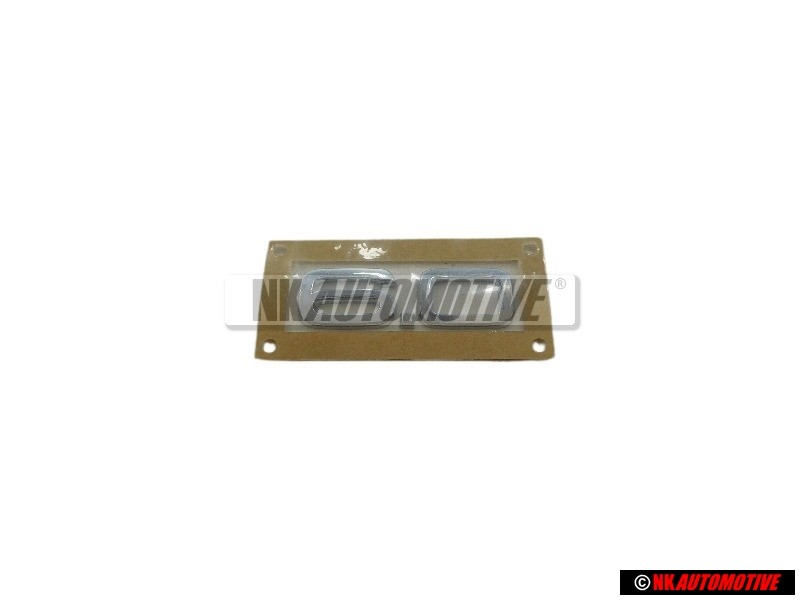 Original Audi 6.0 Rear Boot Badge Emblem Chrome - 4E0853743M 2ZZ