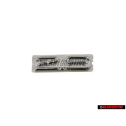 Original Audi 2.6 Rear Boot Badge Emblem Chrome - 4A5853743K 2ZZ