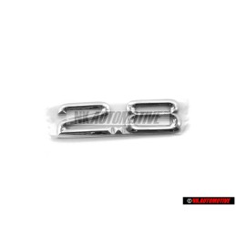 Original Audi 2.8 Rear Boot Badge Emblem Chrome - 4A5853743M 2ZZ