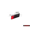 Original Audi S6 Front Grill Badge Emblem Black Red - 4F0853736F T94