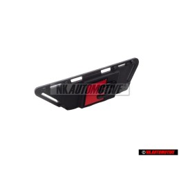 Original Audi S6 Front Grill Badge Emblem Black Red - 4K0853736G T94