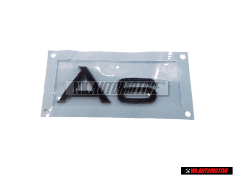Original Audi A6 Rear Boot Badge Emblem Black - 4F0853741B T94