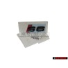 Original Audi S6 Rear Boot Badge Emblem Black Red - 4B0853735A T94