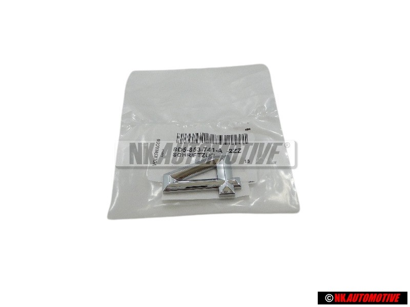 Original Audi Rear Boot Badge Emblem Chrome - 8D5853741A 2ZZ