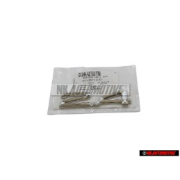 Original Audi 2.4 Rear Boot Badge Emblem Chrome - 8D5853743C 2ZZ