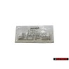 Original Audi 2.0 FSI Rear Boot Badge Emblem Chrome - 8E0853743D 2ZZ