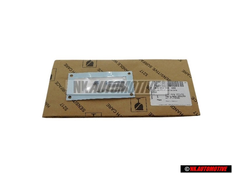 Original Audi 1.6 Rear Boot Badge Emblem Chrome - 8P0853743 2ZZ
