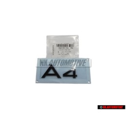 Original Audi A4 Rear Boot Badge Emblem Black - 8W0853741 T94