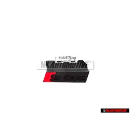 Original Audi SQ5 Front Grill Badge Emblem Black Red - 80A853736E T94