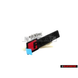 Original Audi RS3 Front Grill Badge Emblem Black Red - 8Y0853736A T94