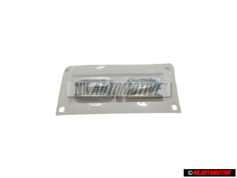 Original Audi 3.2 Rear Boot Badge Emblem Chrome - 8R0853743 2ZZ