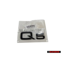 Original Audi Q5 Rear Boot Badge Emblem Black - 8R0853741A T94