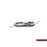 Original Audi CS Rear Boot Badge Emblem Silver - 443853741A 2ZZ