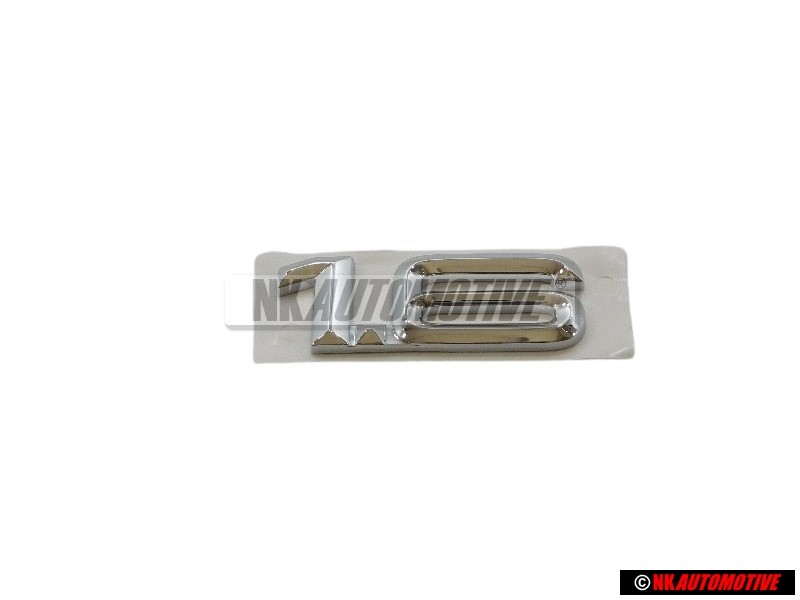 Original Audi 1.6 Rear Boot Badge Emblem Chrome - 8D0853743 2ZZ
