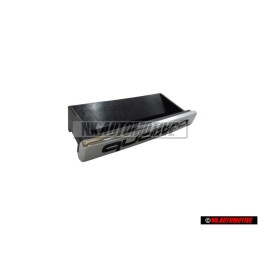 Original Audi QUATTRO Front Grill Badge Emblem Chrome - 8T0853736A 2ZZ