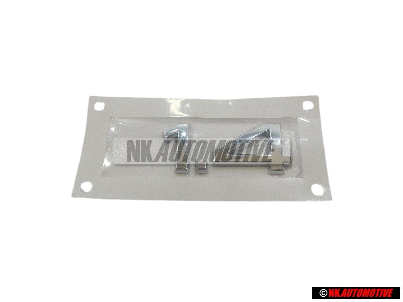 Original Audi 1.4 Rear Boot Badge Emblem Chrome - 8Z0853743A 2ZZ
