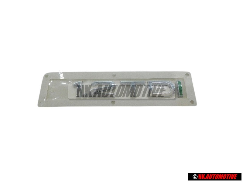 Original Audi 1.2 TDI Rear Boot Badge Emblem Chrome - 8Z0853743C 2ZZ