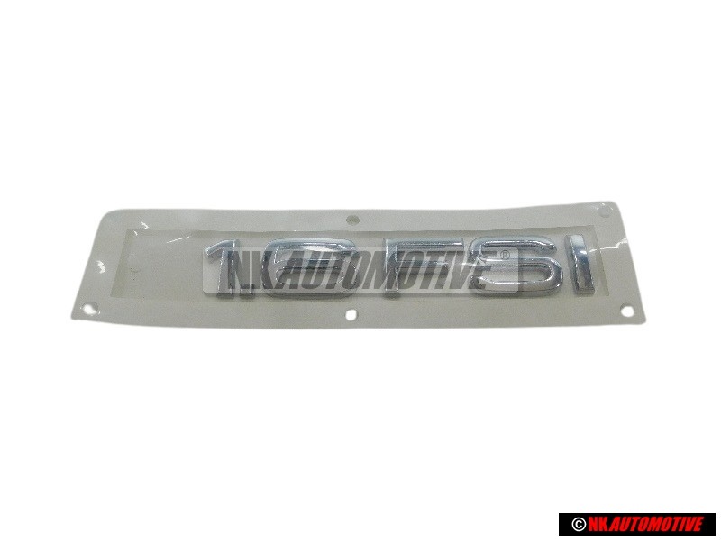 Original Audi 1.6 FSI Rear Boot Badge Emblem Chrome - 8Z0853743J 2ZZ
