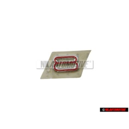 Original Audi Rear Boot Badge Emblem Chrome Red - 441853746A Y3H