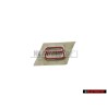Original Audi Rear Boot Badge Emblem Chrome Red - 441853746A Y3H