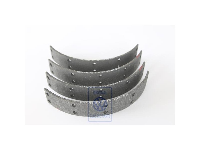 Original VW 1 Set: Brake Linings For Drum Brakes - 113698075