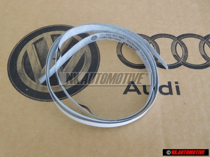 Original VW Trim Strip For Fender Satin Black - 191853507 6BX