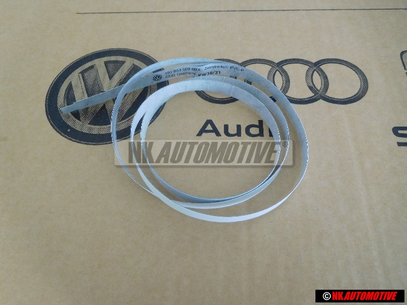 Original VW Trim Strip For Fender Satin Black - 191853508 6BX