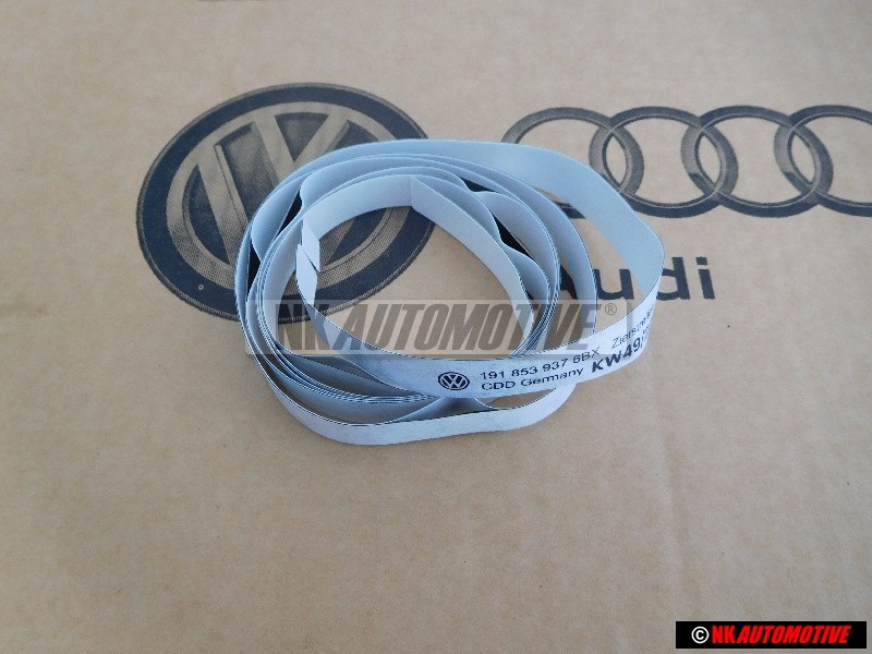 Original VW Trim Strip For Rear Panel Satin Black - 191853937 6BX
