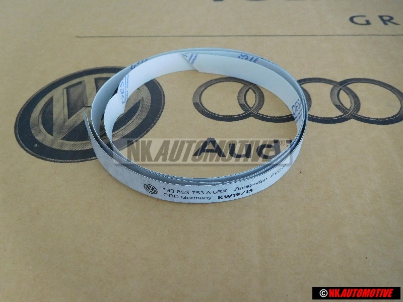 Original VW Trim Strip For Door Satin Black - 193853753A 6BX