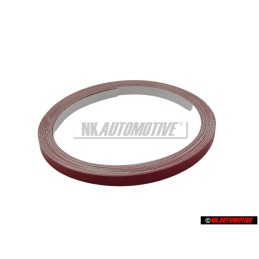 Original VW Trim Strip For Bumper Red - 1H0807243 3ZR