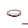 Original VW Trim Strip For Bumper Red - 1H0807243 3ZR
