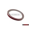 Original VW Trim Strip For Bumper Red - 1H0807243 3ZR