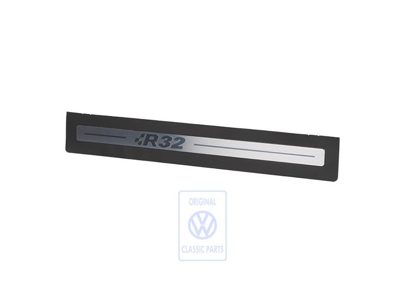 Original VW Entry Strip Protective Foil Black/Silver - 1J4853804 61E