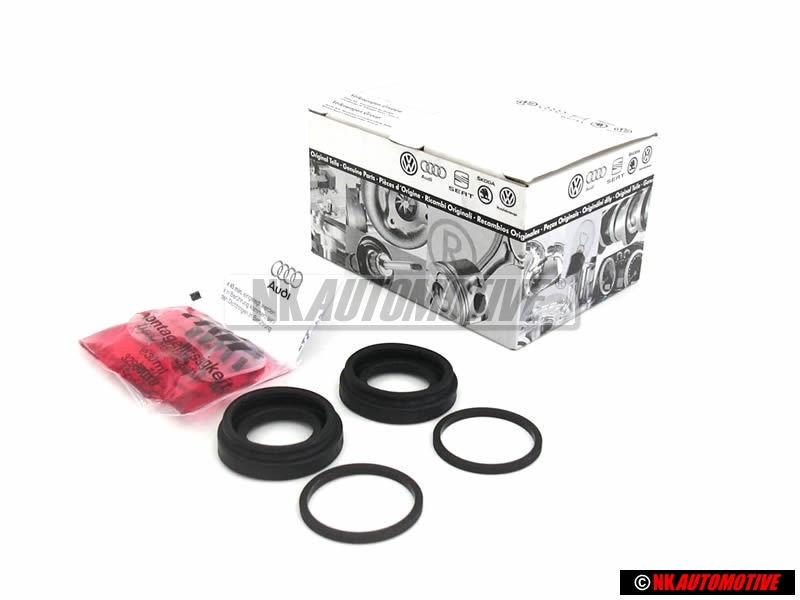 Original VW Rear Brake Caliper Housing Gaskets Repair Set - 8D0698671