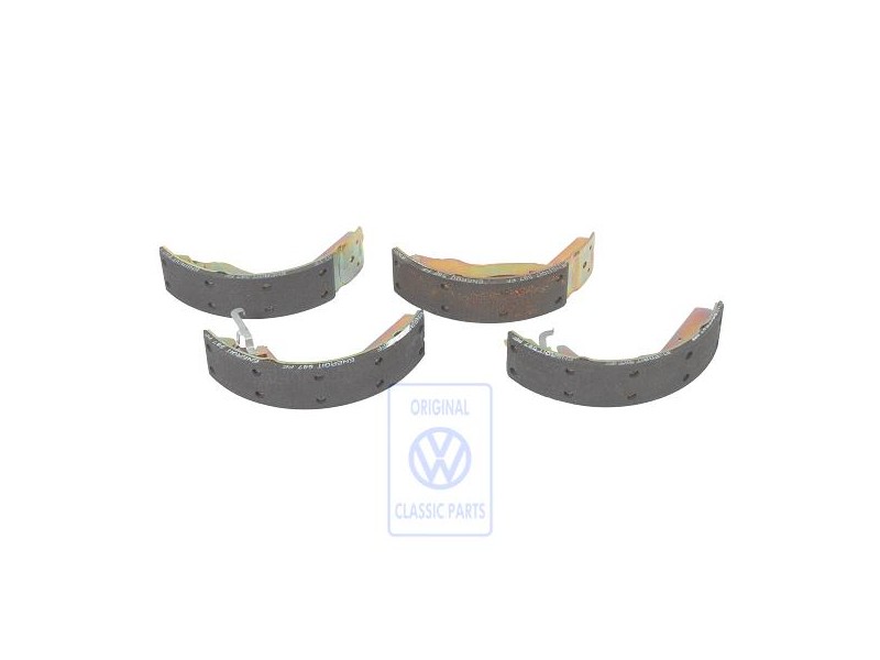 Original VW 1 Set: Brake Shoes With Linings - 251698531LX
