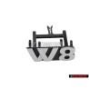 Original VW Passat W8 Front Grill Badge Emblem Chrome - 3B0853679A PWV