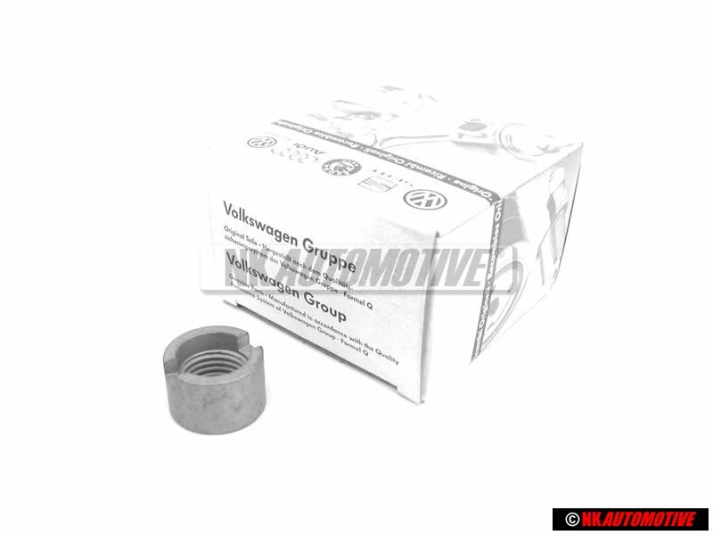 Original VW Upper Strut Bearing Threaded Bush Slotted Nut M14x1.5 - 811412365