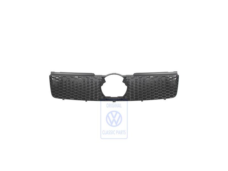 Original VW Radiator Grille Satin Black - 6E0853653A 01C