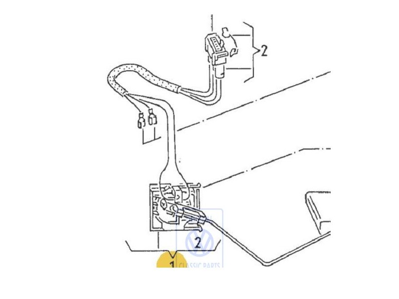 Original VW Sender For Fuel Gauge - 701919671