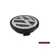 Original VW Alloy Wheel Centre Cap Black Chrome - 7D0601165 BXF